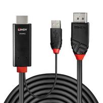 Kabelis Lindy HDMI / USB, Displayport, 2 m, juoda sp.