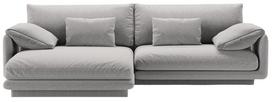 Kampinė sofa Micadoni Torino Structured, šviesiai pilka sp., kairinė, 250 x 170 cm x 83 cm