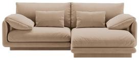 Kampinė sofa Micadoni Torino, smėlio ruda sp., dešininė, 220 x 170 cm x 83 cm