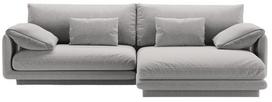 Kampinė sofa Micadoni Torino Structured, šviesiai pilka sp., dešininė, 250 x 170 cm x 83 cm