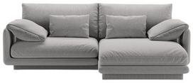 Kampinė sofa Micadoni Torino Structured, šviesiai pilka sp., dešininė, 220 x 170 cm x 83 cm