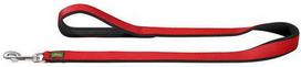 Šuns pavadėlis Hunter Neopren 15/110, juoda sp./raudona sp., 1.1 m