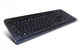 Laidinė kompiuterio klaviatūra C-Tech Kb-102m, Čekų/Slovakų, juoda sp.