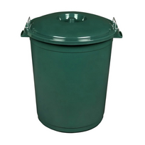 Šiukšliadėžė Keeeper Hugo Mega, žalia sp., 70 l, 60.5 cm x 55 cm