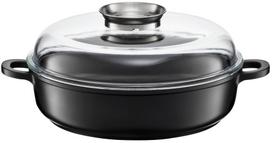Keptuvė su dangčiu Ambition Carbon, Ø 28 cm, aliuminis/stiklas