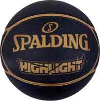 Krepšinio kamuolys Spalding Highlight 84355Z, 7 dydis, aukso sp./juoda sp.