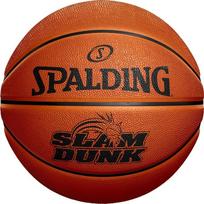 Krepšinio kamuolys Spalding Slam Dunk, 5 dydis, juoda sp./oranžinė sp.