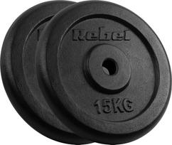 Diskinis svoris Rebel Active, 2 x 15 kg