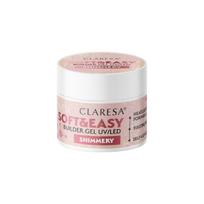 Formuojamasis nagų gelis Claresa Soft & Easy Builder, shimmery sp., 12 g