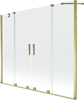 Vonios sienelė Mexen Velar Duo II, 150 cm x 190 cm, aukso sp./grūdintas