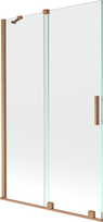 Vonios sienelė Mexen Velar II, 110 cm x 150 cm, brushed copper sp./grūdintas