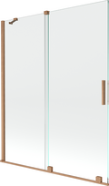 Vonios sienelė Mexen Velar II, 140 cm x 150 cm, brushed copper sp./grūdintas