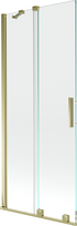 Vonios sienelė Mexen Velar II, 80 cm x 150 cm, brushed gold/grūdintas