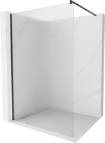 Dušo sienelė Mexen Kioto Walk-in, 120 cm x 200 cm, juoda sp./grūdintas