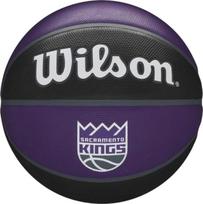 Krepšinio kamuolys Wilson NBA Team Sacramento Kings, 7 dydis, juoda sp./violetinė sp.