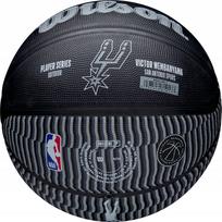 Krepšinio kamuolys Wilson NBA Player Icon Victor Wembanyama, 7 dydis, juoda sp.