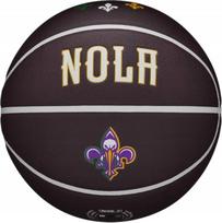 Krepšinio kamuolys Wilson NBA Team City Collector New Orleans Pelicans, 7 dydis, ruda sp.