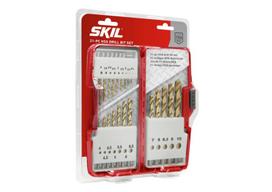 Grąžtų komplektas Skil 2610S00918, medienai/plienui/plastikas, hss, tiesus, 1.5 mm x 25 cm