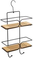 Dušo lentynėlė Jotta Scandic, 11 cm x 38.5 cm x 25 cm, juoda sp./ruda sp.