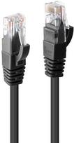 Tinklo kabelis Lindy Cat.6 U/UTP PVC RJ-45, RJ-45, 2 m, juoda sp.