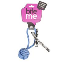 Žaislas šuniui, virvinis Europet Bernina Bite Me, 25 cm, mėlyna sp.