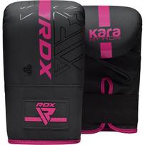 Bokso pirštinės RDX Sports F6, juoda sp./rožinė sp., 1