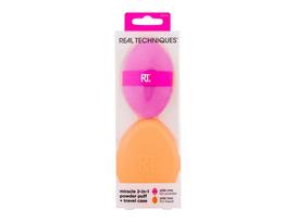 Makiažo kempinėlė Real Techniques Miracle 2-In-1 Powder Puff, oranžinė sp.