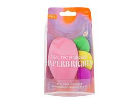 Makiažo kempinėlė Real Techniques Hyperbrights Miracle Complexion Sponge, 4 vnt., rožinė sp.