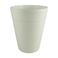 Gėlių vazonas Domoletti T-82E-222-13, keramika, Ø 13 cm, balta sp.