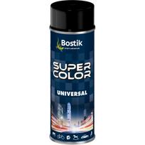 Aerozoliniai dažai Bostik Super Color Universal, paprastieji, matinė juoda sp., 0.4 l
