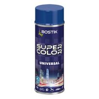 Aerozoliniai dažai Bostik Super Color Universal, paprastieji, tamsiai mėlyna sp., 0.4 l