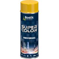 Aerozoliniai dažai Bostik Super Color Universal, paprastieji, geltona sp., 0.4 l