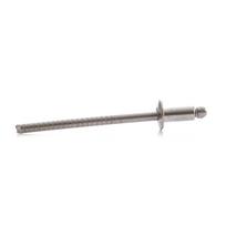 Nerūdijančio plieno kniedės pusapvale galva Haushalt, 4 mm x 6 mm, 50 vnt.