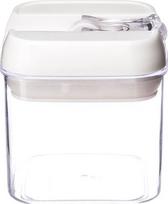 Birių produktų indas 5five Simply Smart Oslo, 0.5 l, 10 cm x 10 cm, skaidri sp./balta sp.