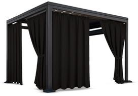 Pavėsinės užuolaidos ZMOT-11, 155 x 250 cm, juoda sp.