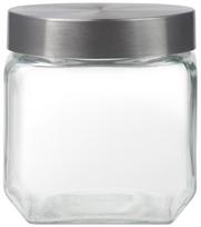 Birių produktų indas Domotti Milos, 0.9 l, skaidri sp./sidabro sp.