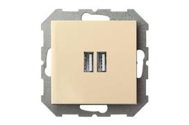 USB įkroviklis Liregus Epsilon, smėlio sp.