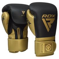 Bokso pirštinės RDX Mark Pro Sparring Tri Lira 2, aukso sp., 10 oz