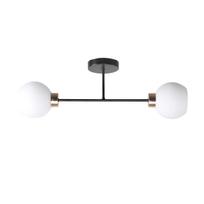 Šviestuvas lubų Candellux Lighting Amanda, E27, 2 x 40 W, balta sp.