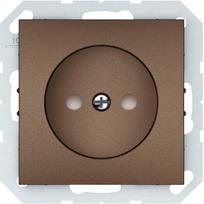 Kištukinis lizdas Vilma QR1000 RP16-001-22, be įžeminimo, mocha sp.