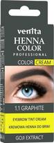 Antakių dažai Venita Henna Color Professional Cream, 30 g, grafito sp. 1.1