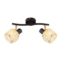 Šviestuvas lubų Candellux Lighting Dubai, E14, 2 x 40 W, aukso sp.