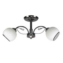 Šviestuvas lubų Candellux Lighting Graphite, E27, 2 x 40 W, balta sp.