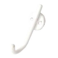 Drabužių kabliukas GB-HOOK07, 10 cm, balta sp.