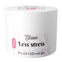 Formuojamasis nagų gelis Elisium Less Stress Nail Builder Gel, rose, 40 ml