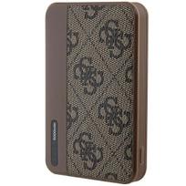 Nešiojamas įkroviklis (Power bank) Guess 4G GUPB5LP4GEGW, 5000 mAh, 15 W, ruda sp.