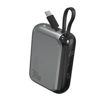 Nešiojamas įkroviklis (Power bank) 4smarts Pocket, 10000 mAh, 30 W, pilka sp.