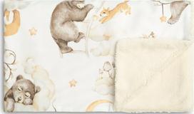 Pledas Sensillo Plush, 100 x 80 cm, ruda sp./balta sp.