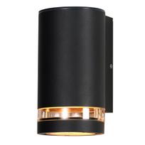 Sieninis lauko šviestuvas Candellux Lighting Senecio, 35W, GU10, IP44, juoda sp., 10.5 cm x 16.5 cm