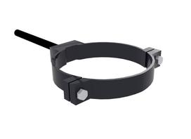 Lietvamzdžių laikiklis Scala D80, polivinilchloridas (pvc), juoda sp.